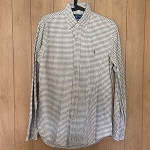 RALPH LAUREN CLASSIC PLAID BUTTON DOWN